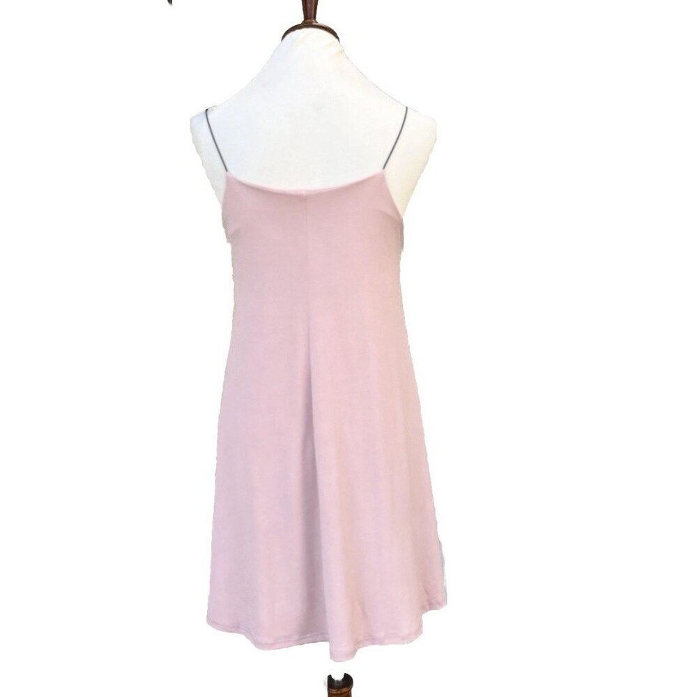 Lush Cameo Rose Pink Strappy Mini Dress Women’s Size S Stretch Party NWOT - Picture 13 of 14